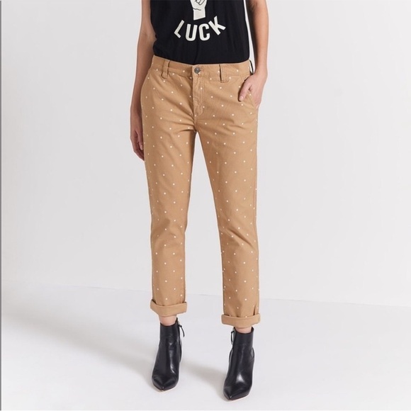 Nwt Current Elliott The Confidant
Pant In Barley Polkadot size 26 - Picture 3 of 9